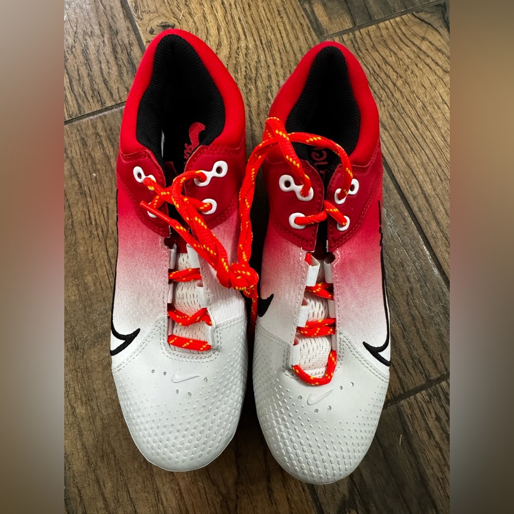 Nike‎ React Black and White Women's Softball Cleats - Picture 5 of 7